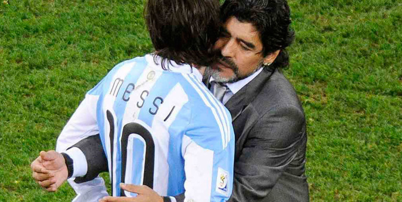 Messi contó como se enteró de la muerte de Maradona