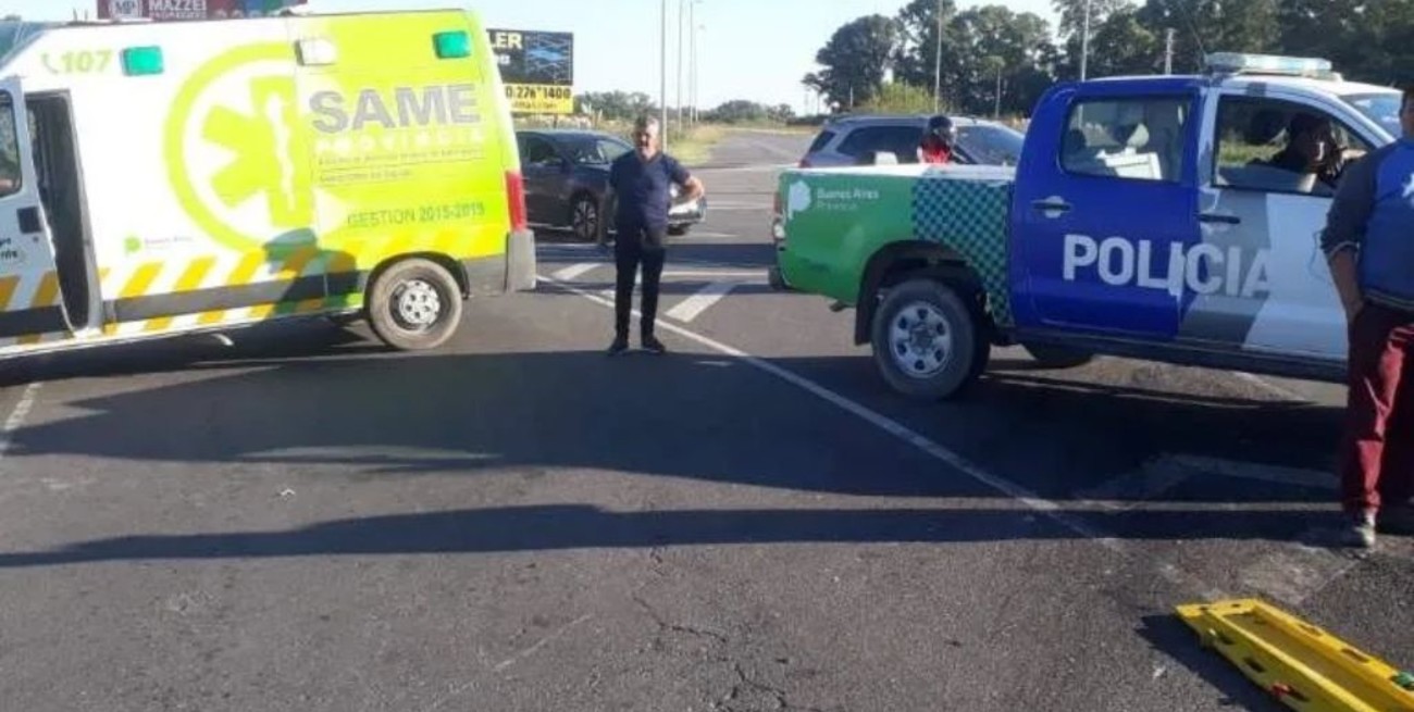Choque múltiple en la ruta 58 a la altura de la localidad bonaerense de Canning