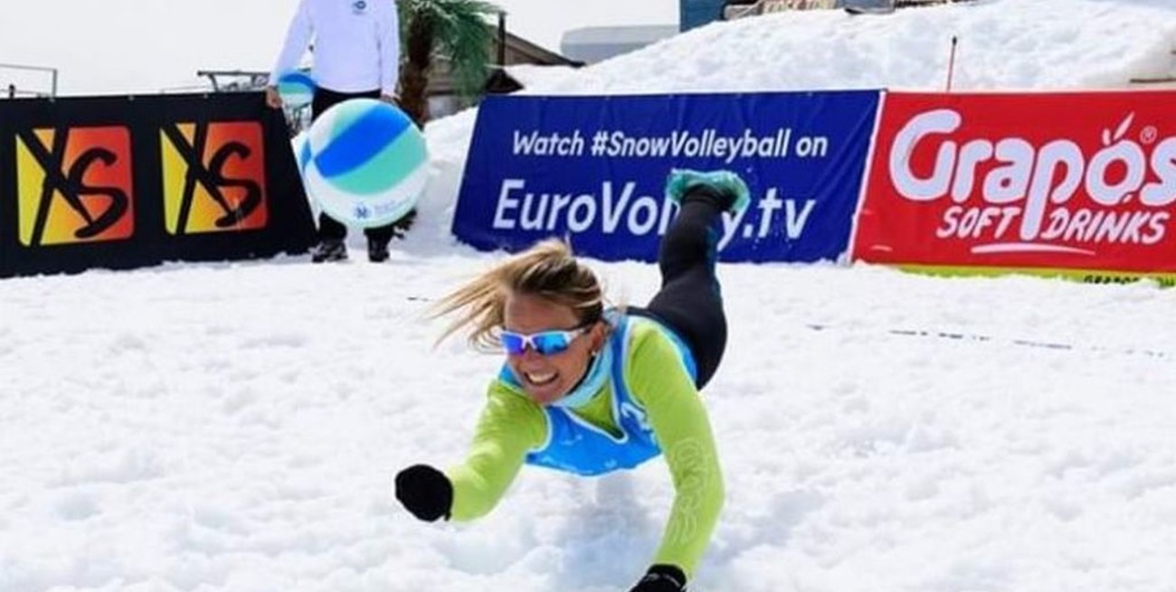 Snow Volley: por primera vez en América y con una santafesina como protagonista