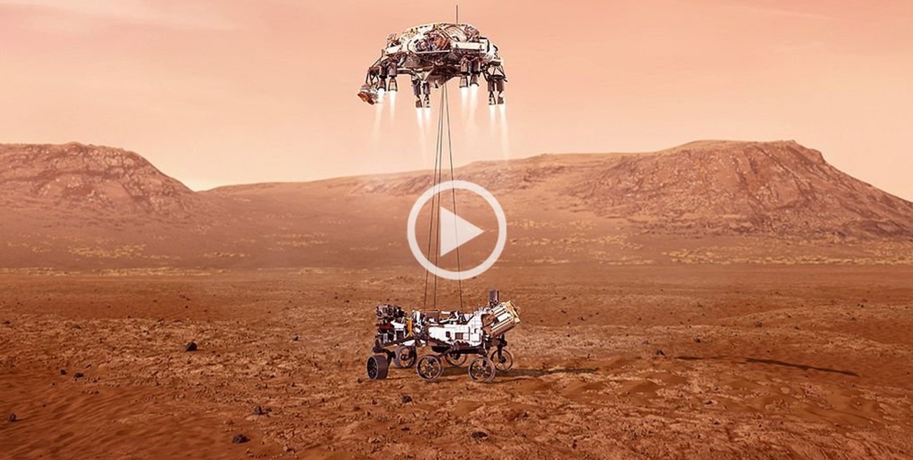 El rover Perseverance se acerca a Marte para buscar rastros de vida