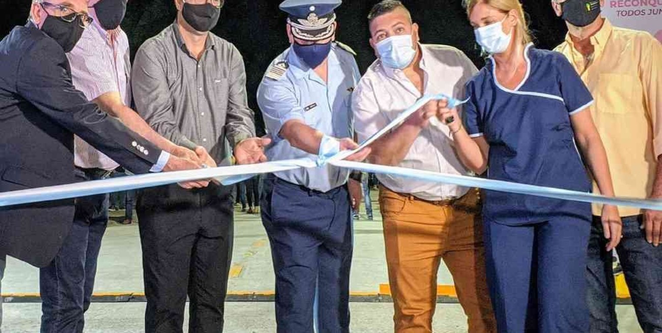 Quedó inaugurado el nuevo acceso pavimentado al Hospital Central de Reconquista