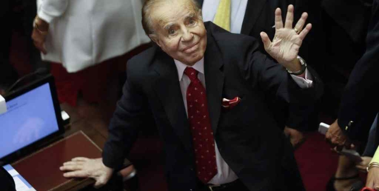 Menem será velado en el Salón Azul del Senado