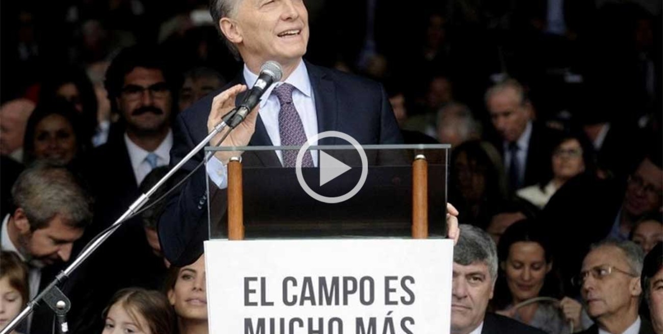 Macri pidió en La Rural fortalecer la transformación