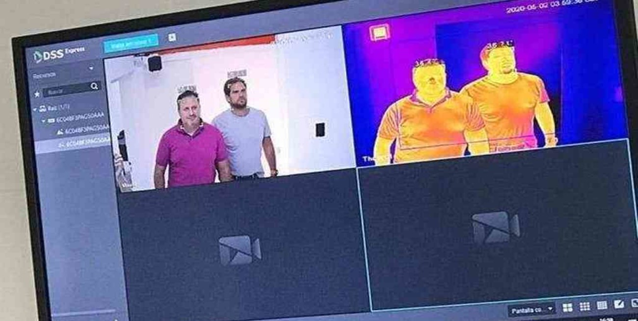 Cámaras termométricas controlarán la temperatura de las personas que ingresen a San Luis