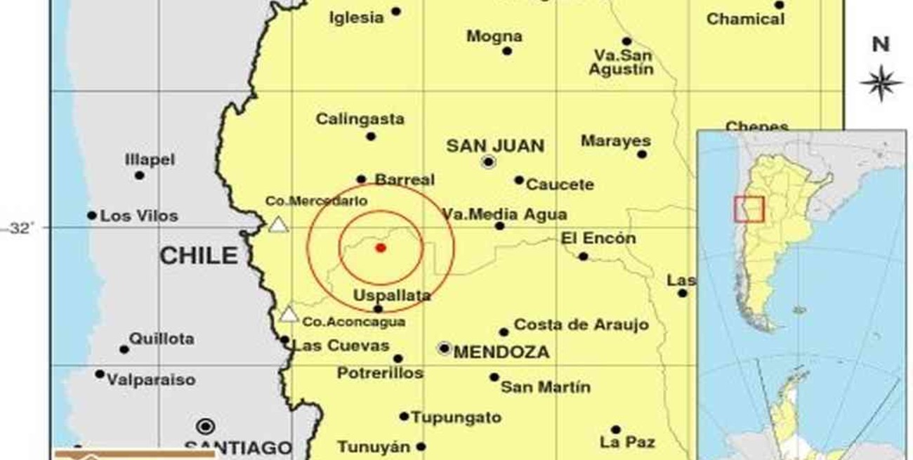 Se registró un fuerte sismo en Mendoza