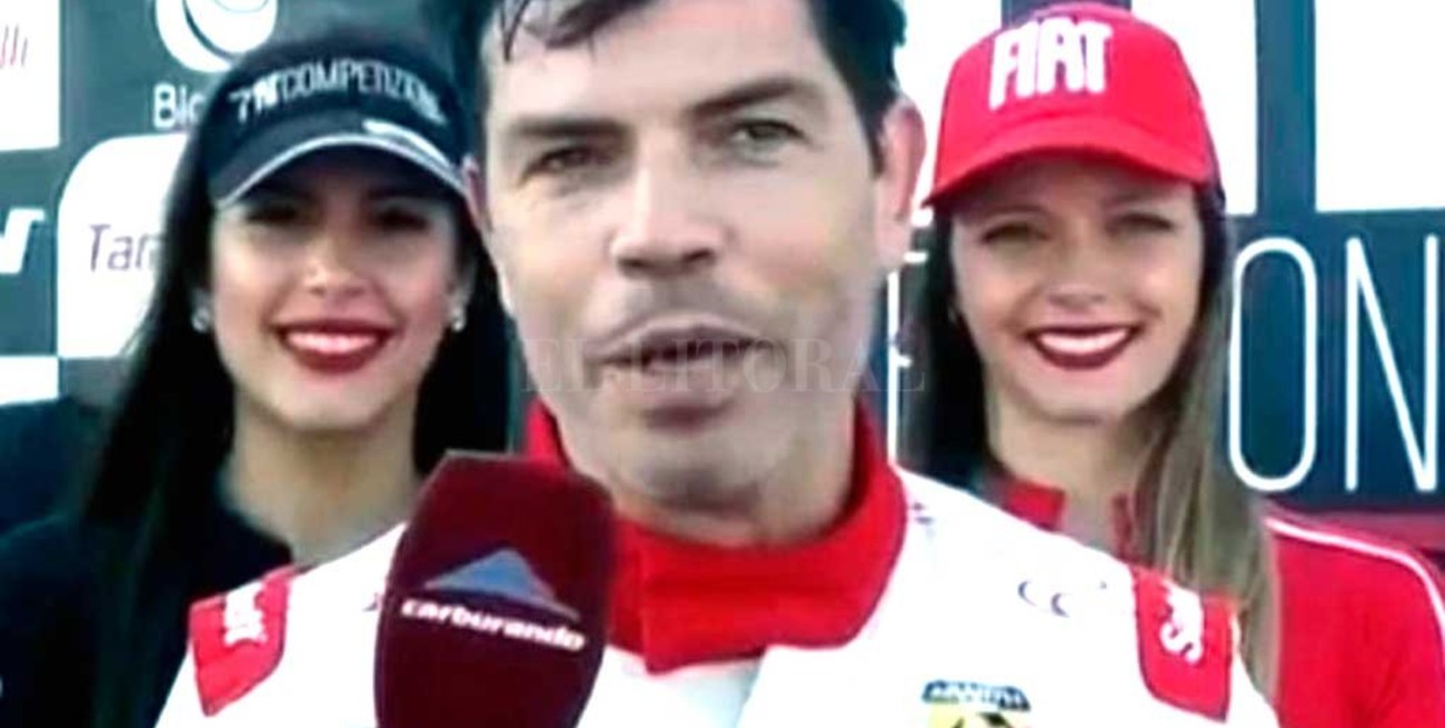 "Chino" Garcé y su primer podio en el automovilismo argentino