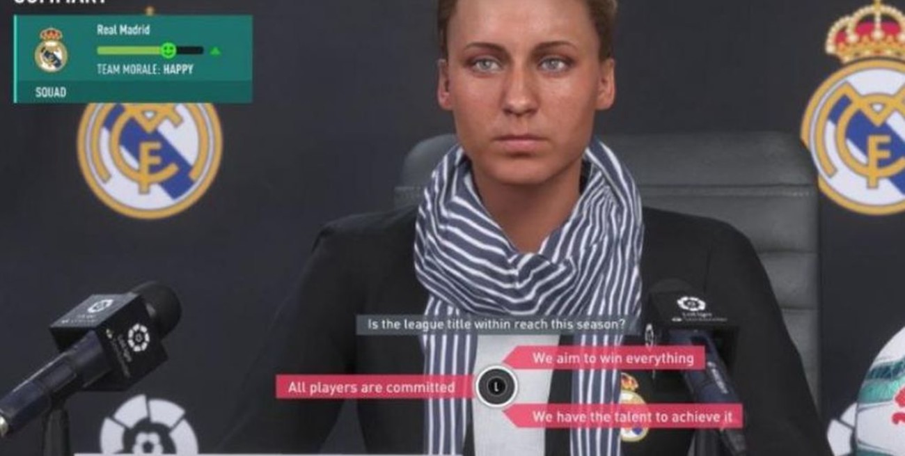 FIFA 20: por primera vez se podrá elegir a una mujer para que maneje el equipo