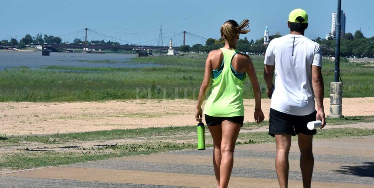 Mientras la lluvia no llega, la ciudad de Santa Fe es una "caldera"