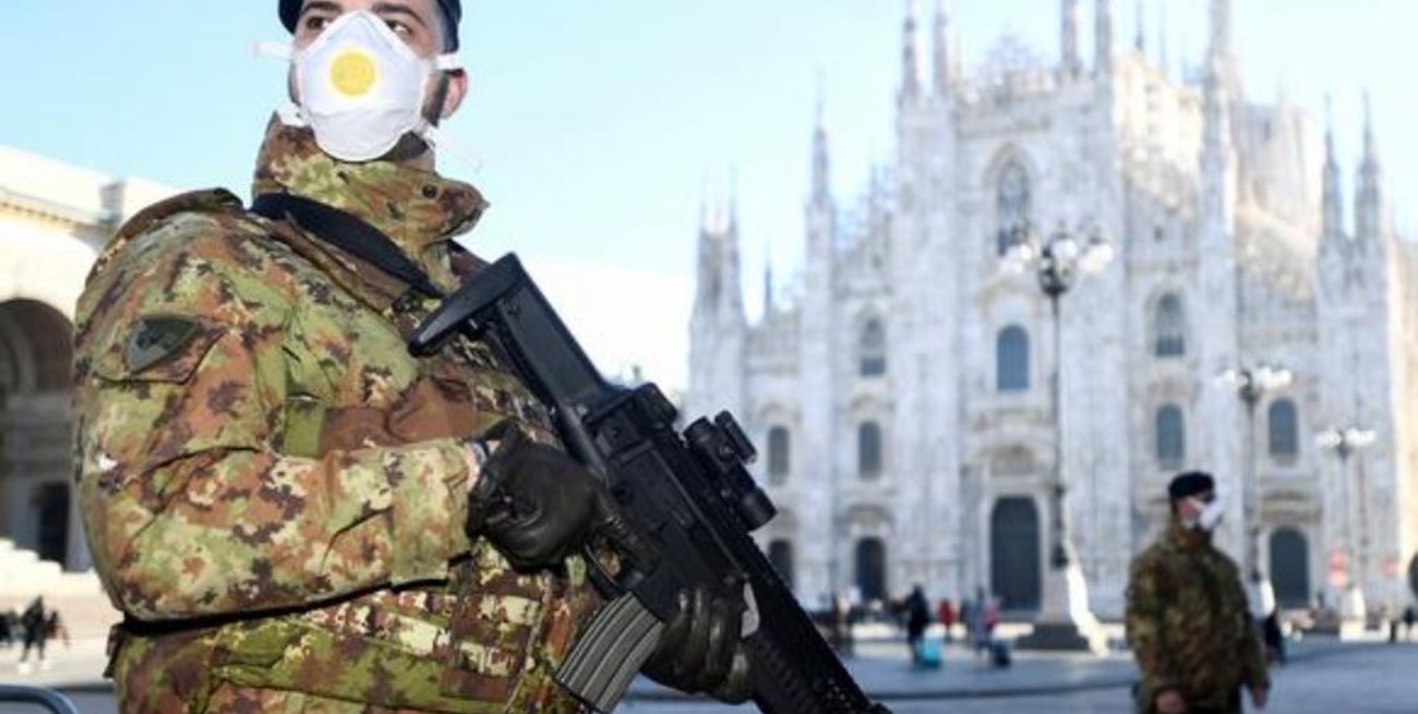 Por primera vez baja la cantidad de personas positivas con coronavirus en Italia