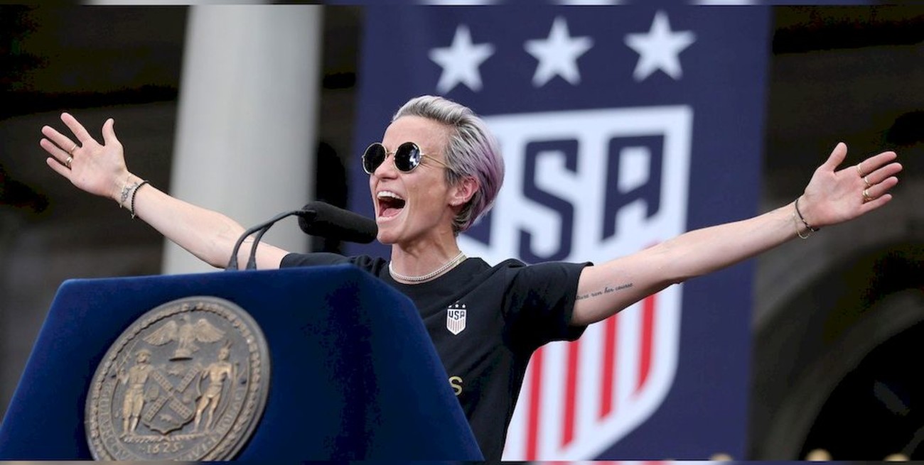 Megan Rapinoe: La futbolista de Estados Unidos que tiene mayor intención de voto que Trump