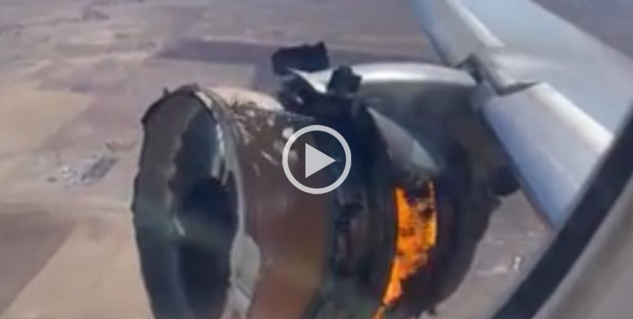 Video: se incendió un motor durante un vuelo de United Airlines