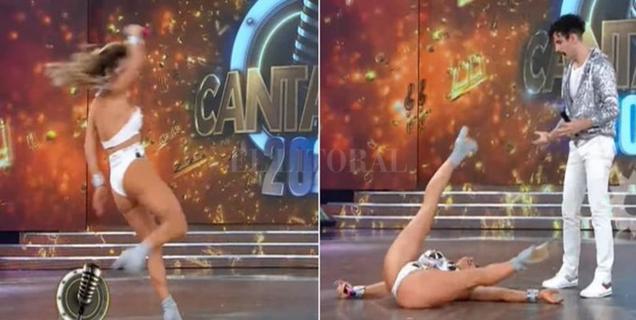 Adabel Guerrero se cayo en el Cantando y...¡hay memes!