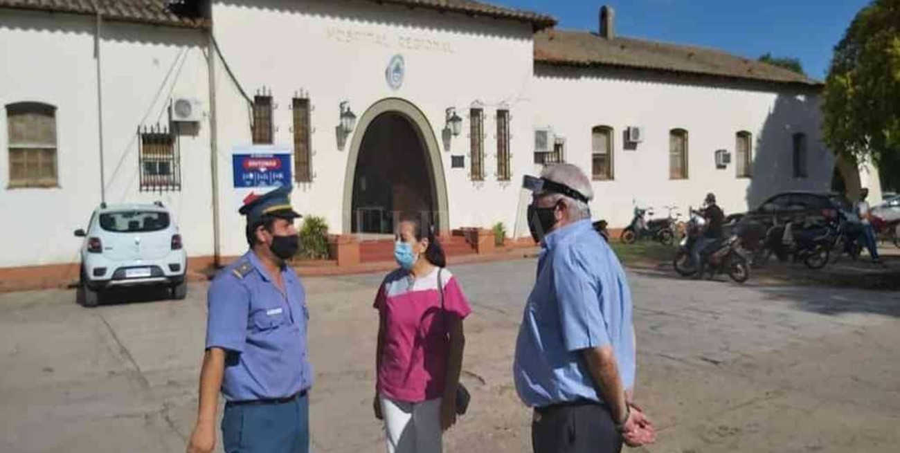 Sosa recorrió el Hospital de Vera