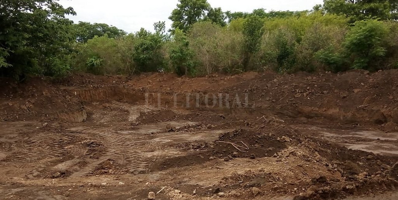 Construyen un lago para atraer aves silvestres que huyen de incendios en las islas del Paraná