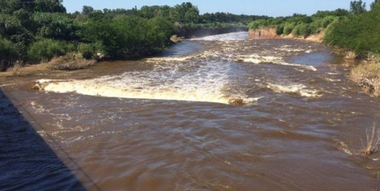 Video: así se vio la impresionante crecida del Arroyo Saladillo