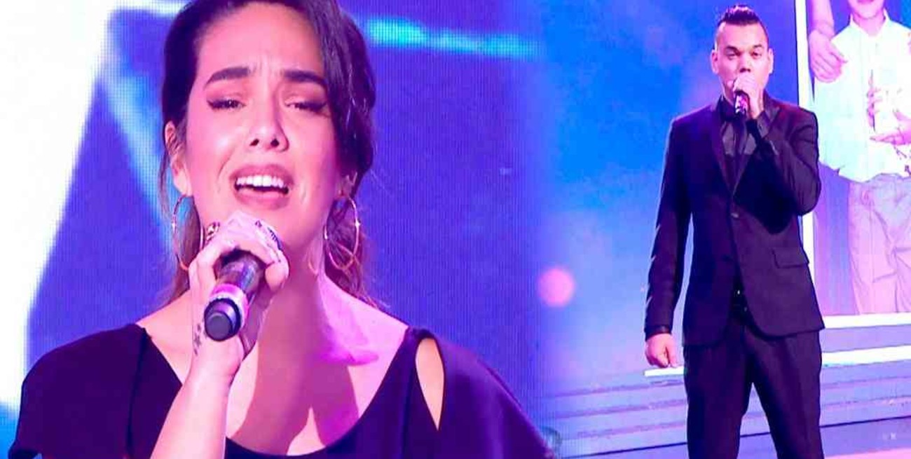 Ángela Leiva y Brian Lanzelotta, finalistas del Cantando 2020