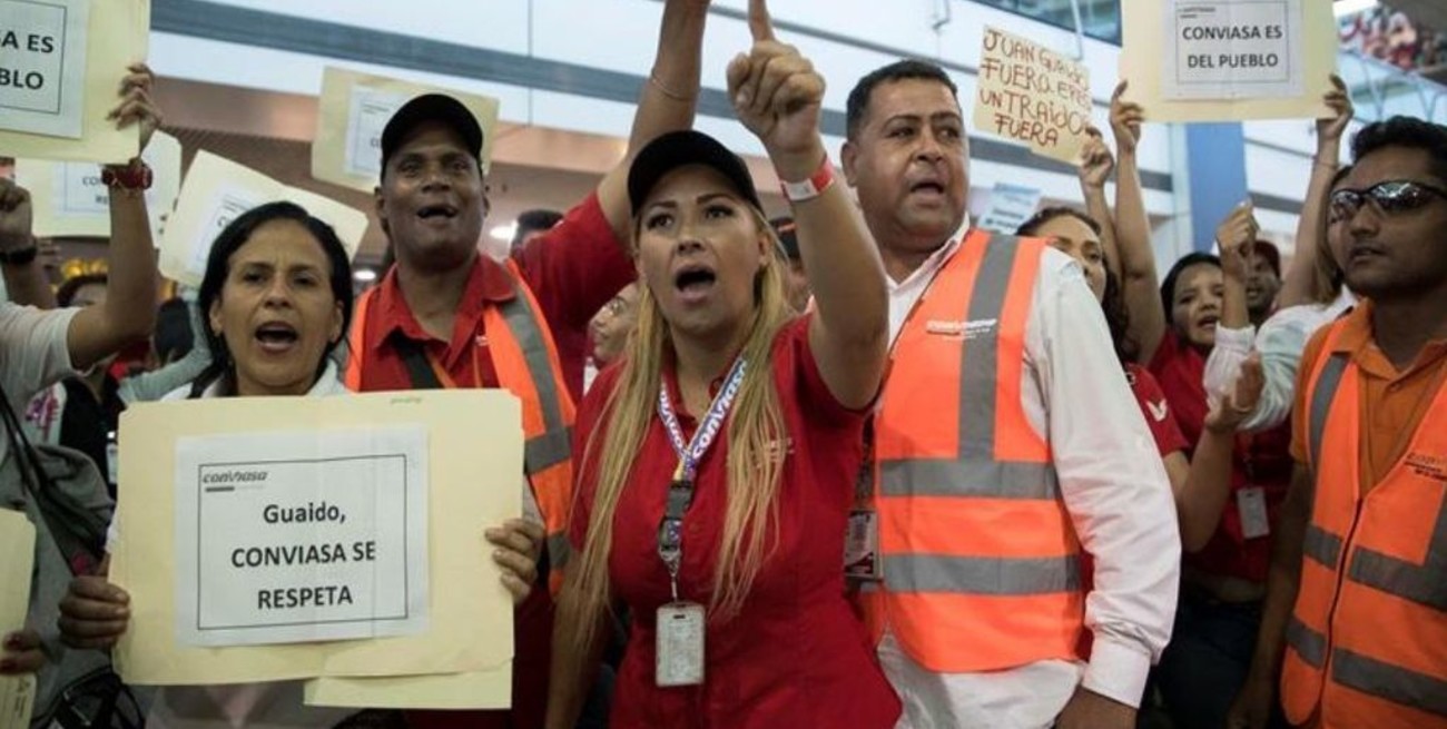 Incidentes en el aeropuerto donde se esperaba el regreso de Guaidó a Venezuela