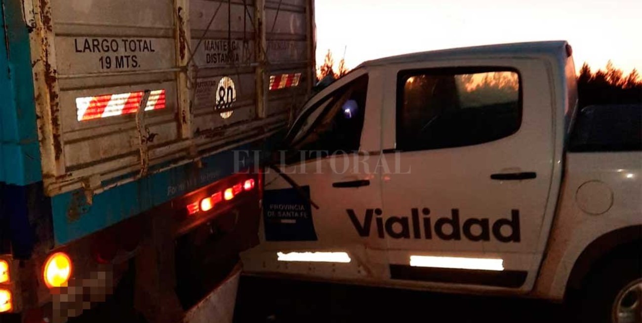 Choque múltiple en  Circunvalación Oeste de Santa Fe