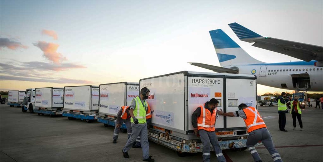 Anuncian la llegada a la Argentina de más de 4 millones de vacunas contra el Covid