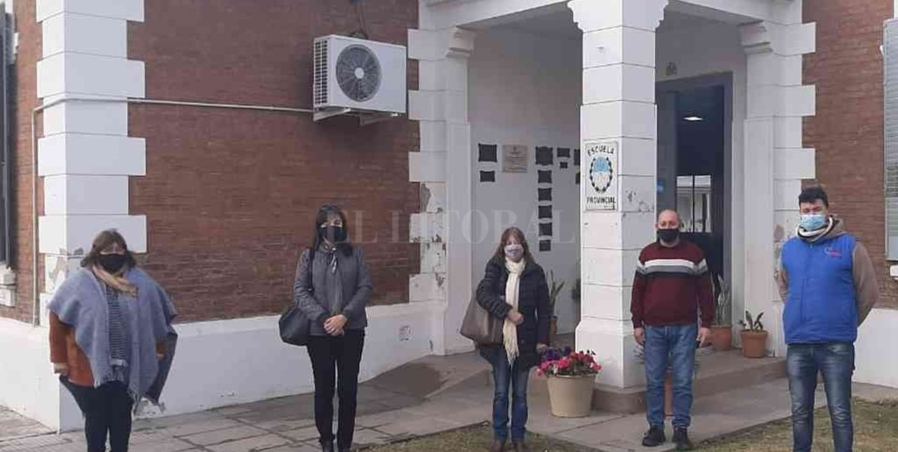 Berra visitó Colonia Belgrano y se reunió con autoridades