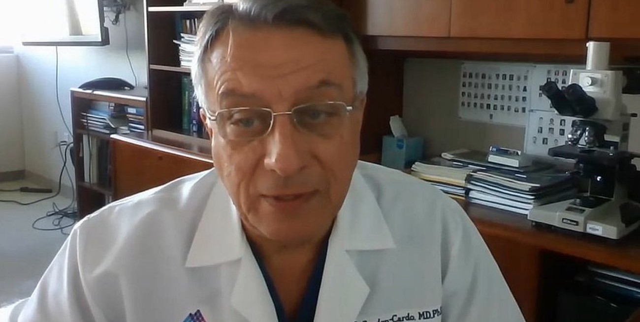 Lehmann encabezó la reunión informativa que brindó el doctor Cordón Cardo desde Nueva York