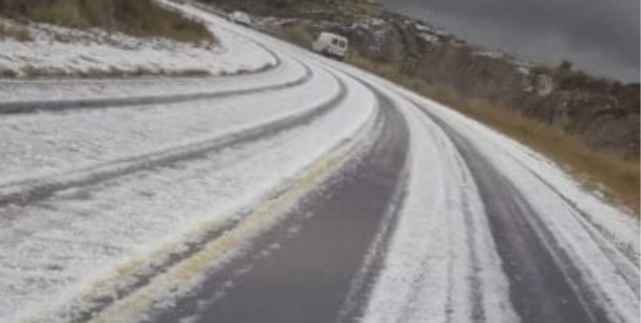 Video: intensa caída de granizo en las sierras de Córdoba
