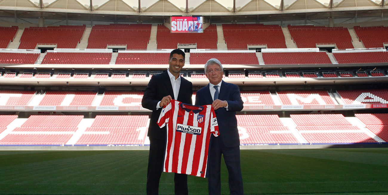 El presidente del Atlético Madrid se ilusiona con juntar a Messi y Suárez