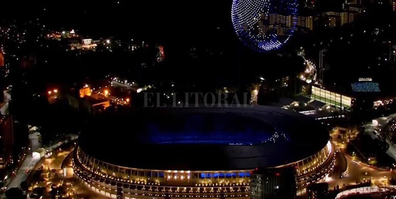 Impactante show de drones en la apertura de los Juegos Olímpicos