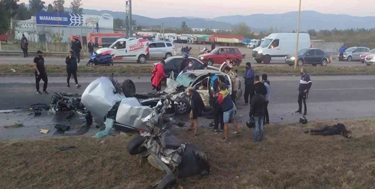 Jujuy: cuatro muertos en un choque frontal sobre la ruta nacional 66