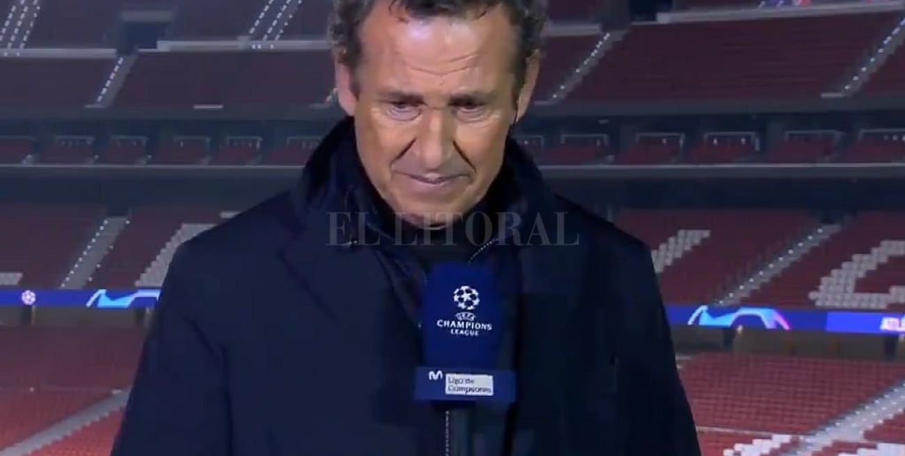 Valdano se "quebró" de la emoción al recordar a Diego y no pudo seguir