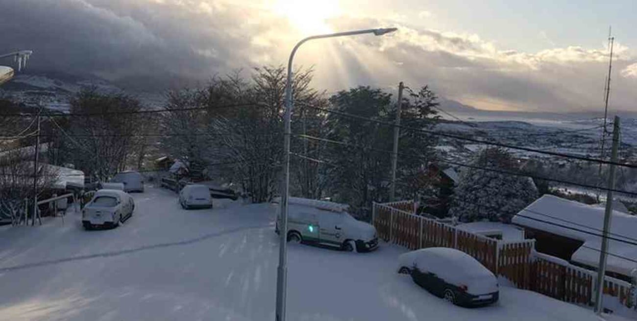 Ushuaia recibió octubre con la mayor nevada del año
