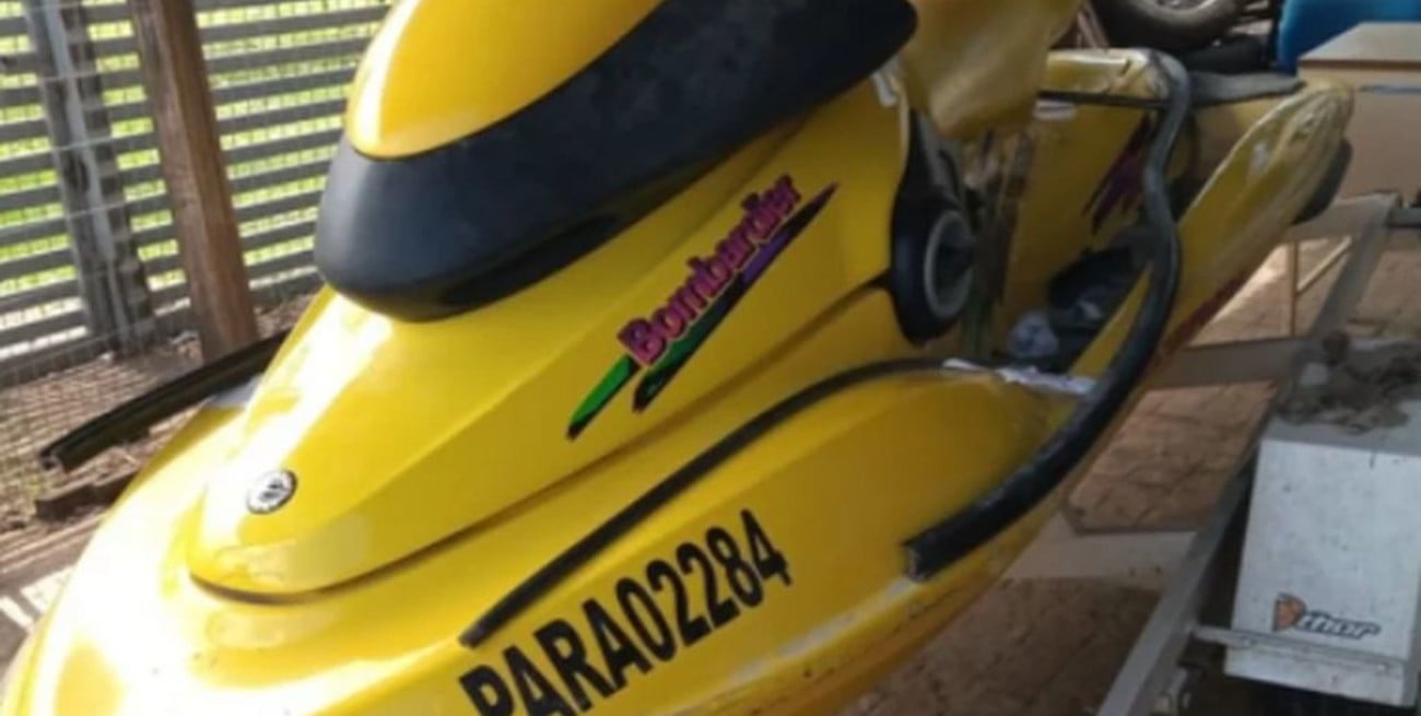 Encontraron más de seis millones de pesos ocultos en una moto de agua en Corrientes