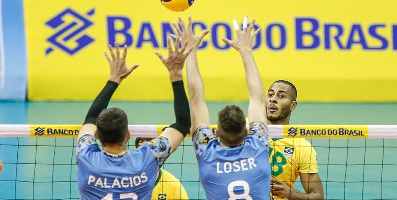 Sudamericano de vóley: Argentina no pudo con Brasil y cayó en la final