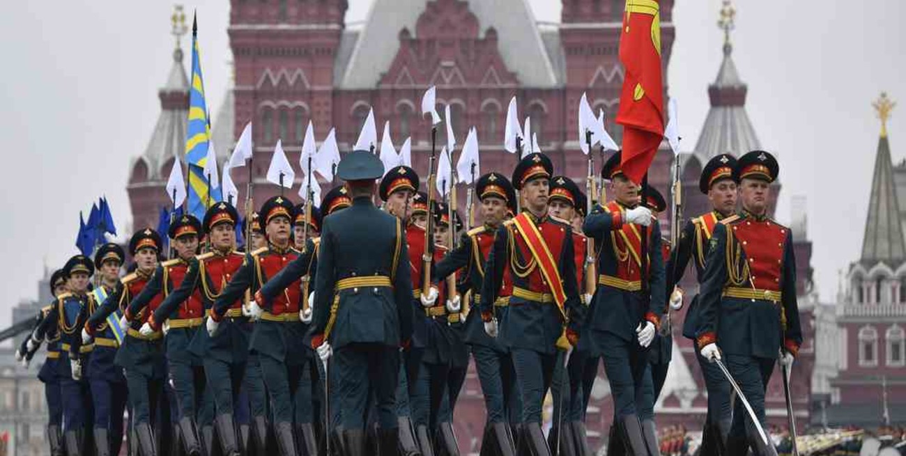 Rusia celebró la victoria sobre los nazis con un desfile militar postergado por el coronavirus