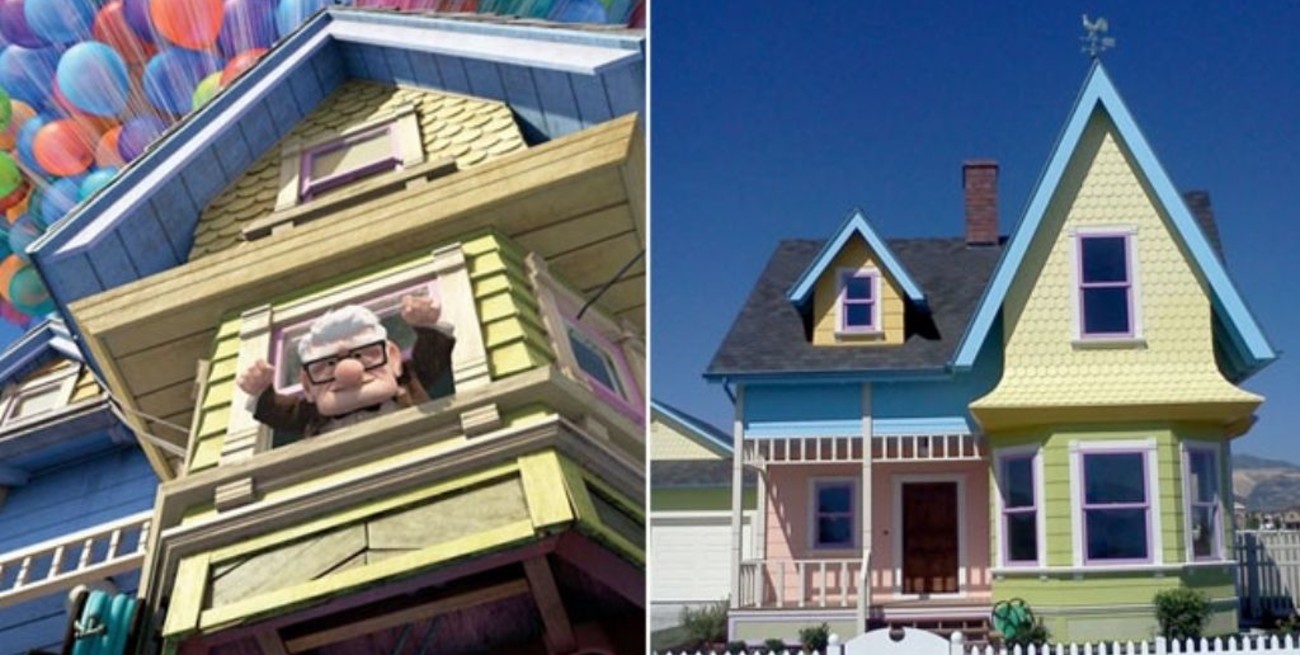 Viral: construyó la casa de la película Up para su hijo de siete años