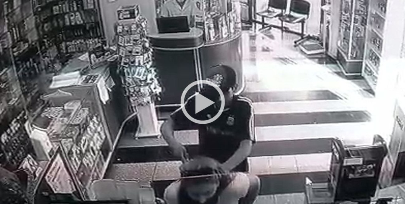 Video: asaltó una farmacia en Bulevar y Pje. Rodríguez y lo detuvieron los vecinos