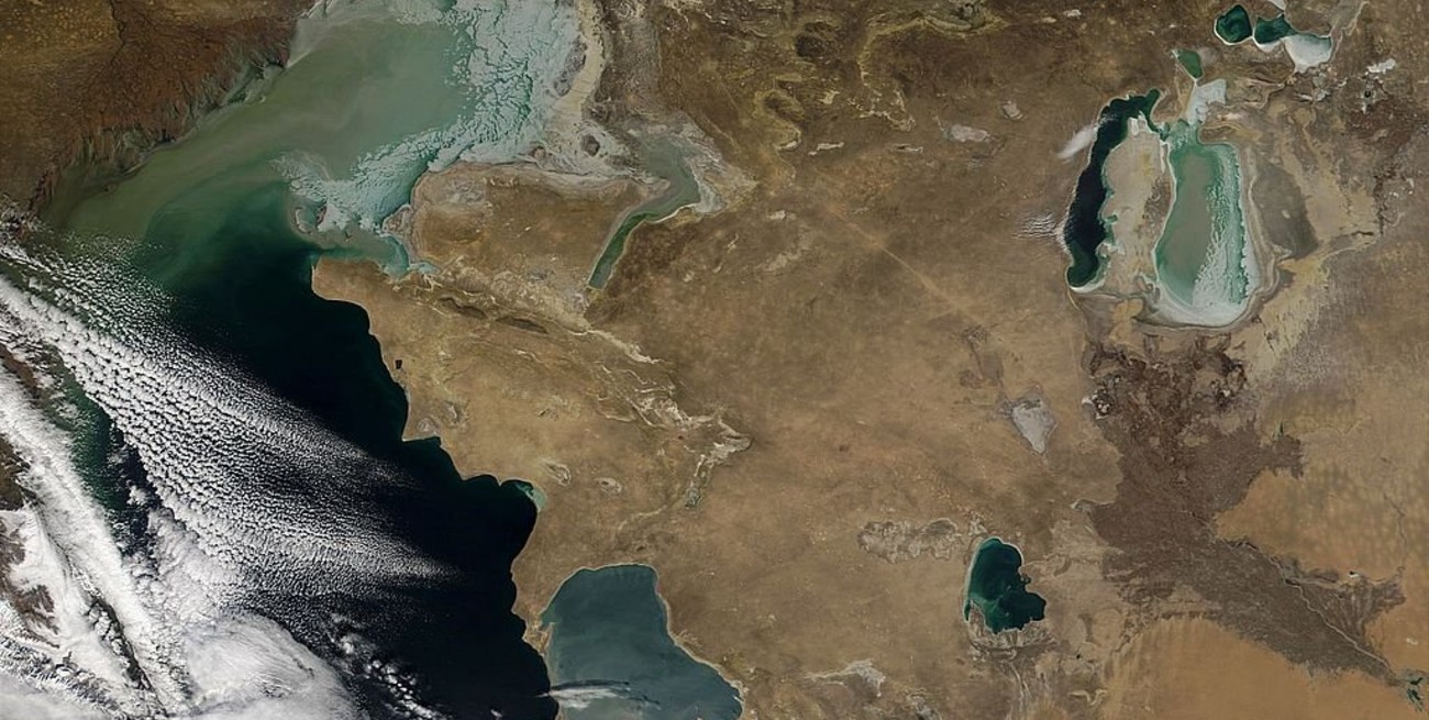 El Mar Caspio, camino a la desecación