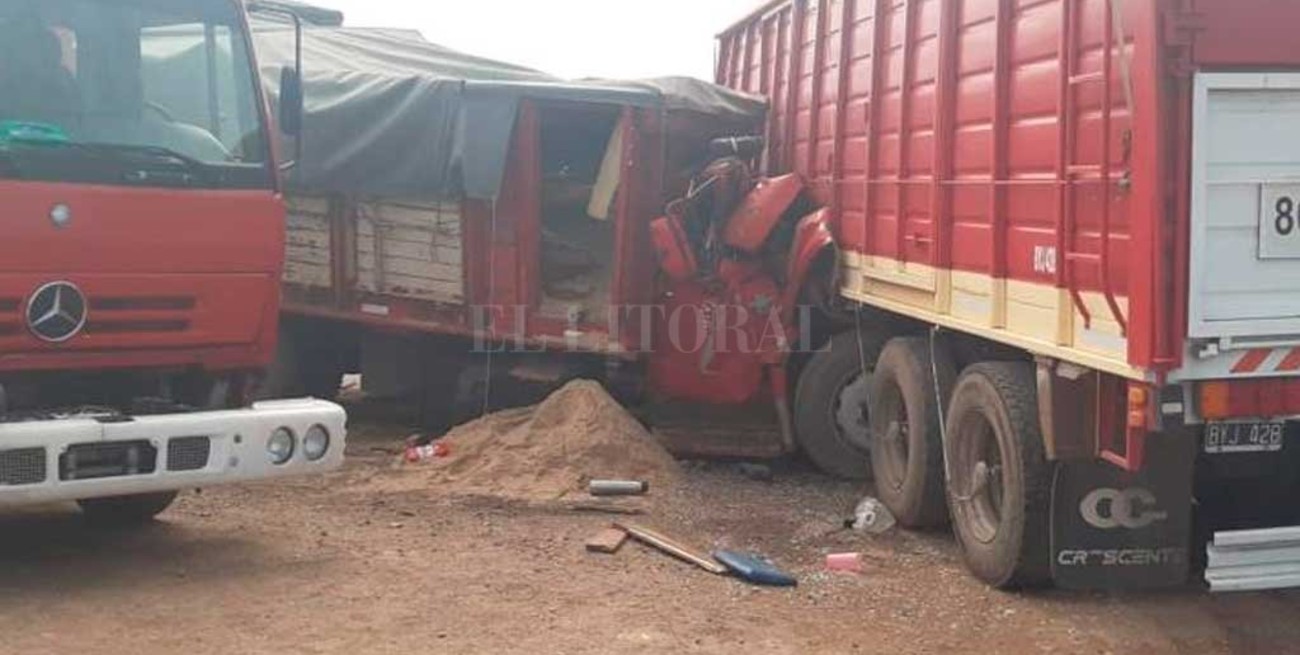 Murió un camionero tras colisionar en el sur de Santa Fe