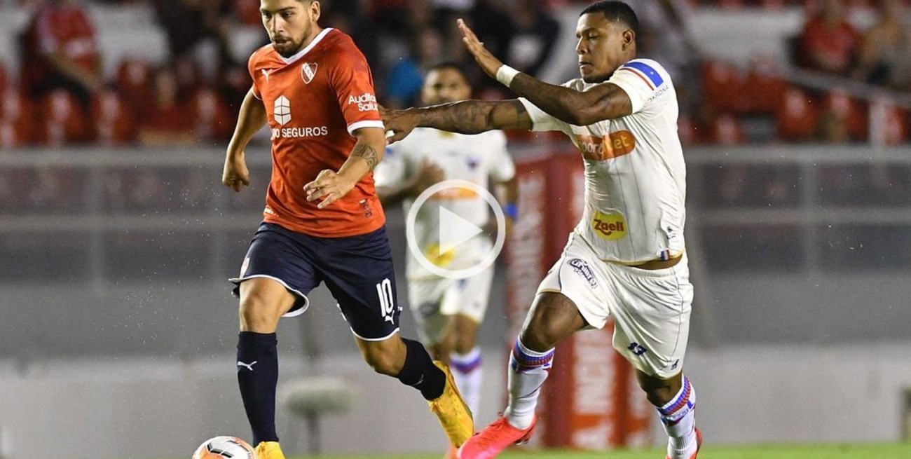 Copa Sudamericana: Independiente le ganó a Fortaleza 1 a 0