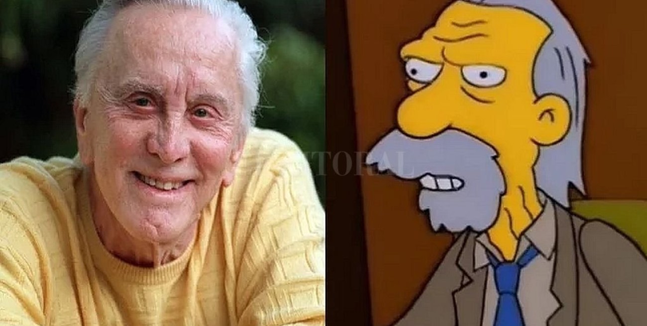 De "Espartaco" a "Los Simpsons": Kirk Douglas no se privó de nada