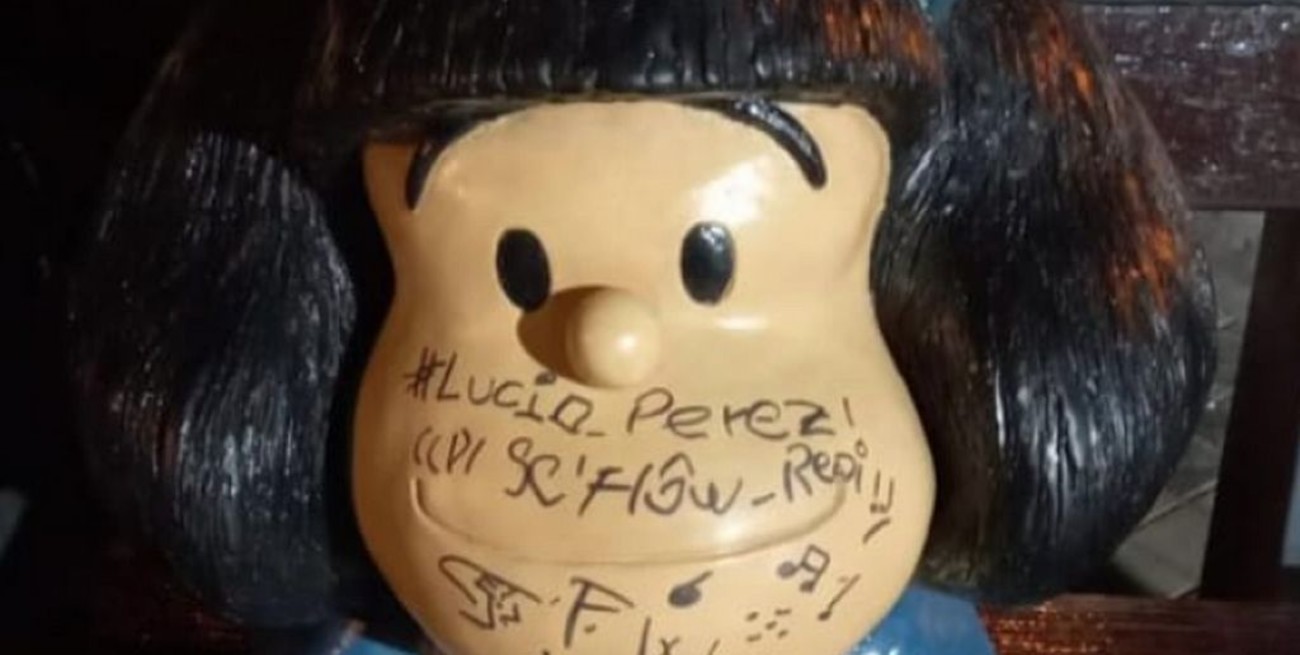 Deberá pagar $ 12.000 por vandalizar esculturas de Mafalda y Susanita