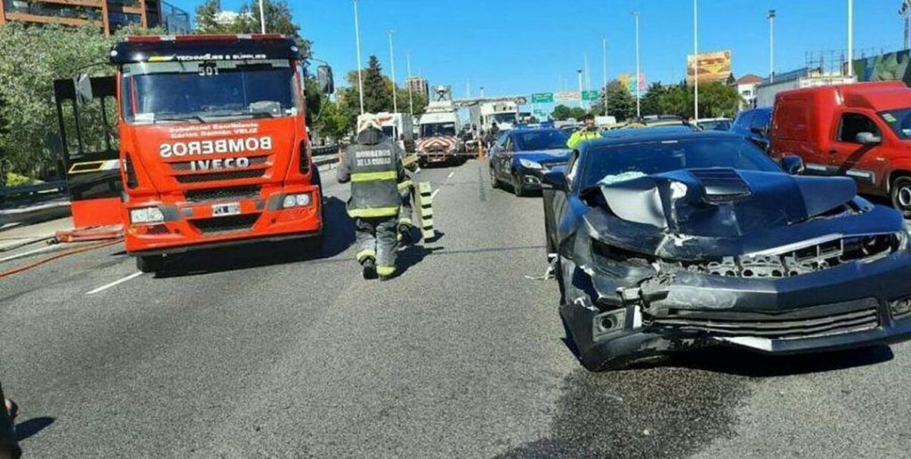 Choque de "lujo" en la General Paz