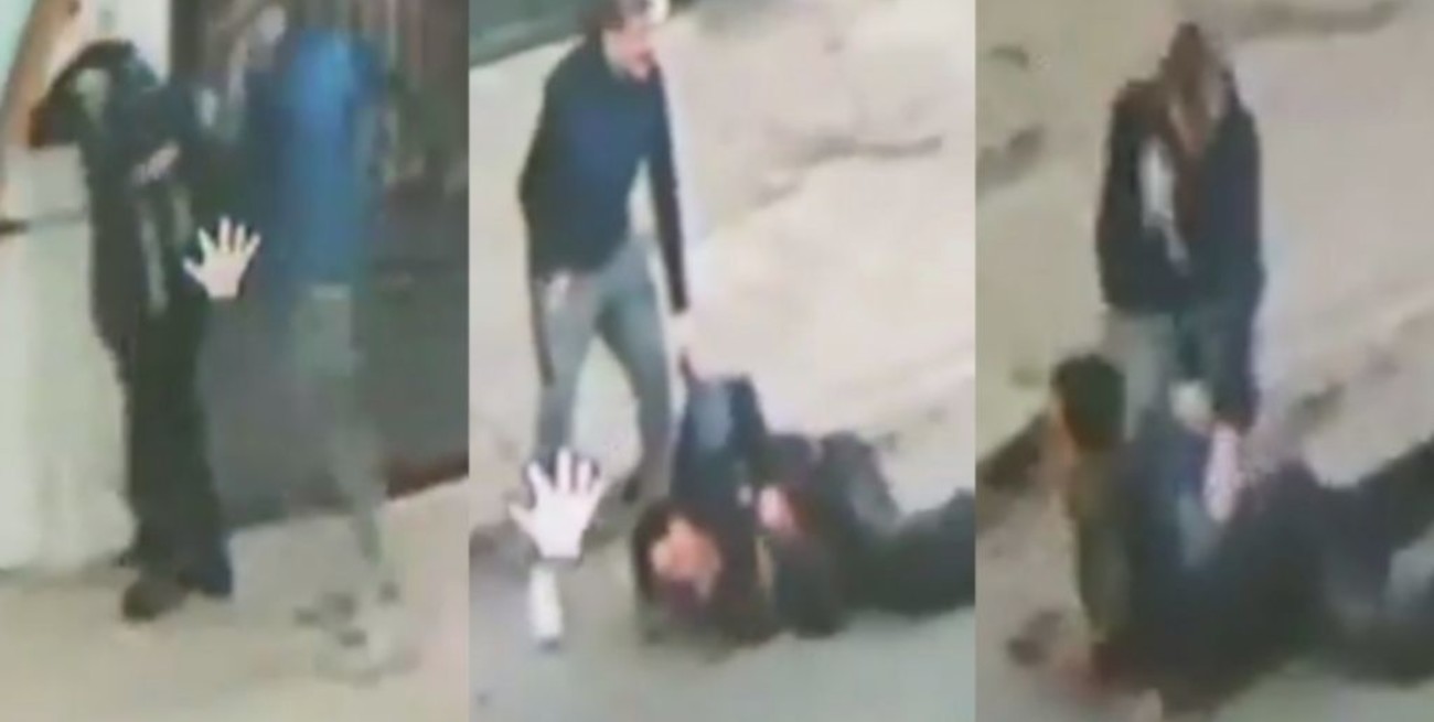 Video: un cliente ebrio golpeó con un nunchaku y apuñaló a un verdulero hasta matarlo