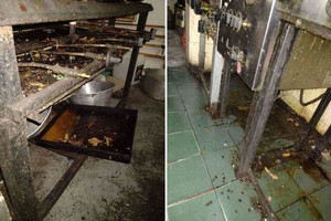 Captura redes sociales Así estaban las instalaciones de la rotisería clausurada esta semana en Santo Tomé.