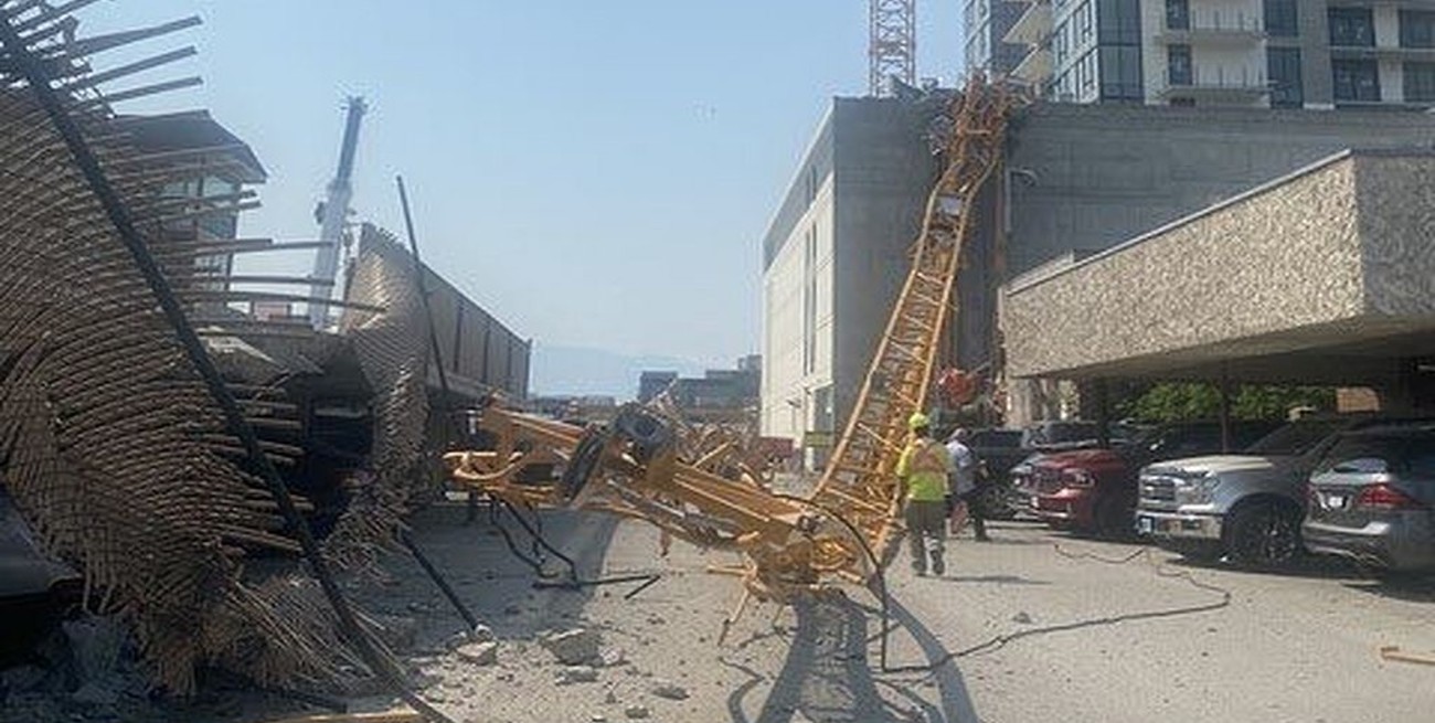 Varios muertos en el oeste de Canadá tras el colapso de una grúa