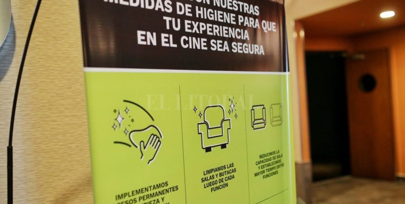 Se verificaron los protocolos para la reapertura de los cines