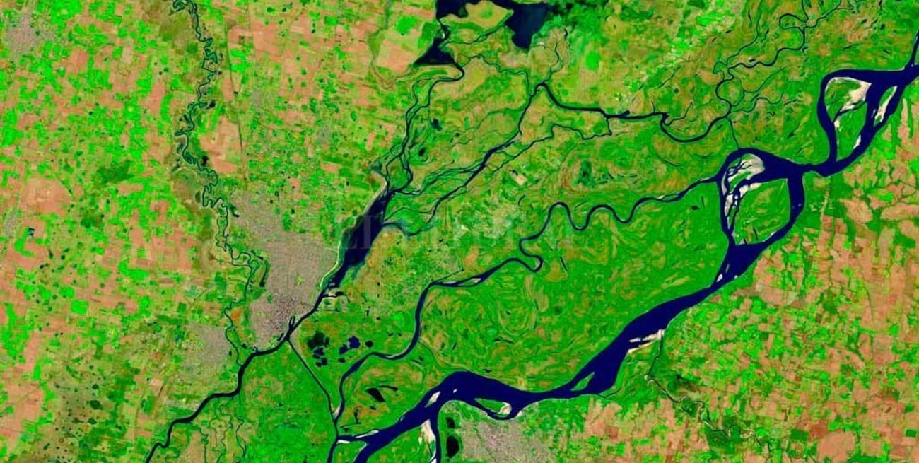 Antes y después: así luce Santa Fe en tiempos de crecida y bajante del Río Paraná