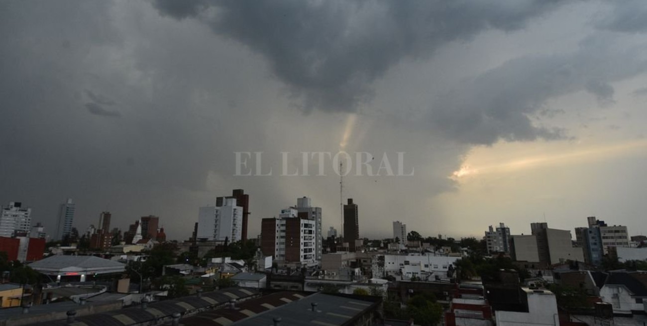 Alerta meteorológico "naranja" para la ciudad de Santa Fe por tormentas fuertes