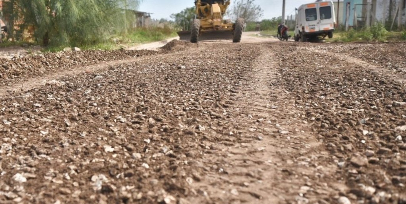 La Municipalidad avanza con el ripiado en Barranquitas Oeste