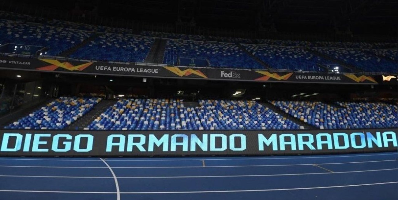 Napoli debuta este jueves en el estadio Diego Armando Maradona